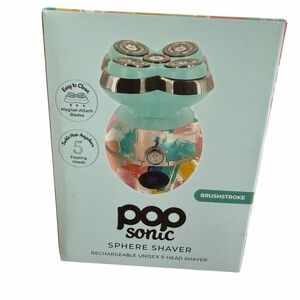 Pop Sonic Sphere Shaver - Brushstroke Design